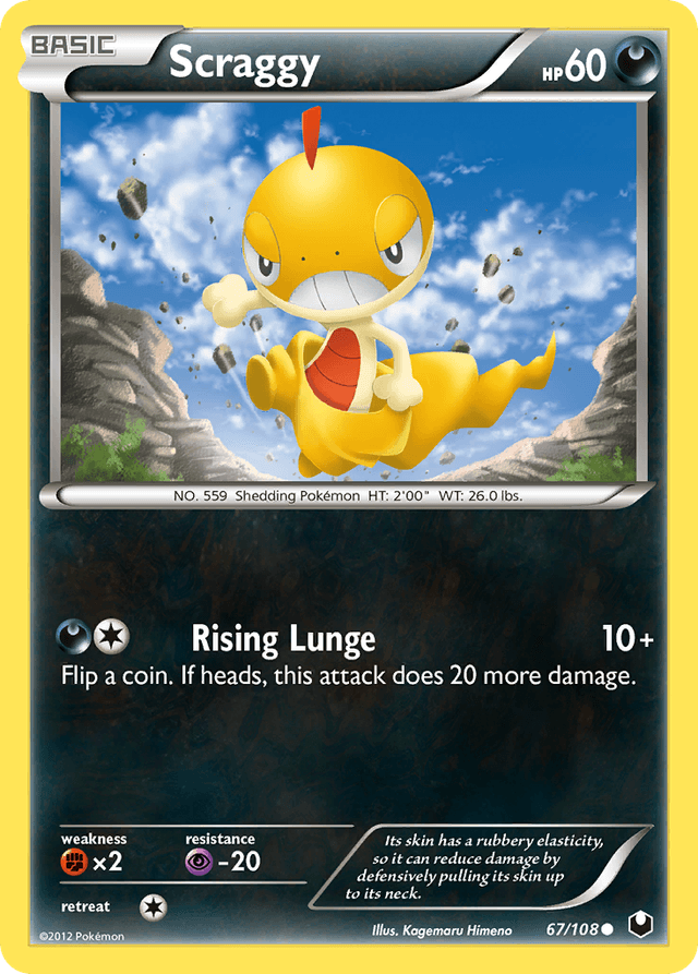 Scraggy — Dark Explorers #67