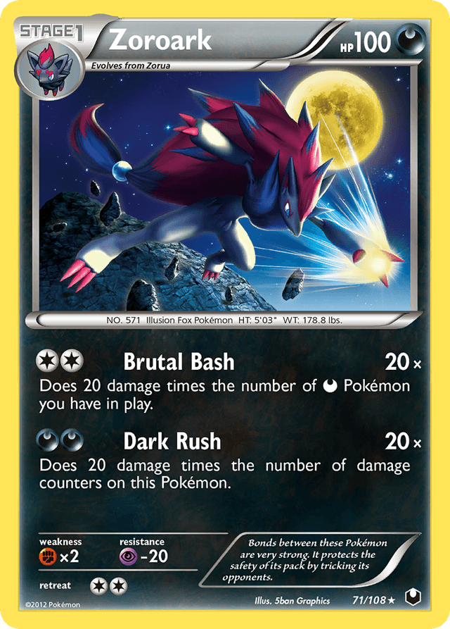 Zoroark — Dark Explorers #71
