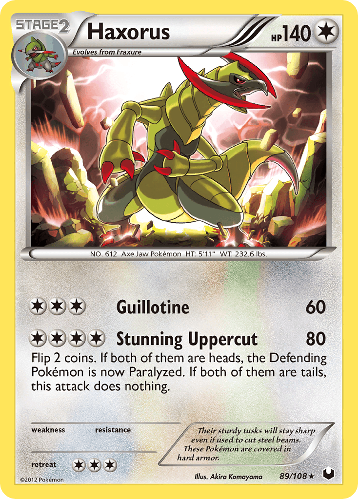 Haxorus — Dark Explorers #89