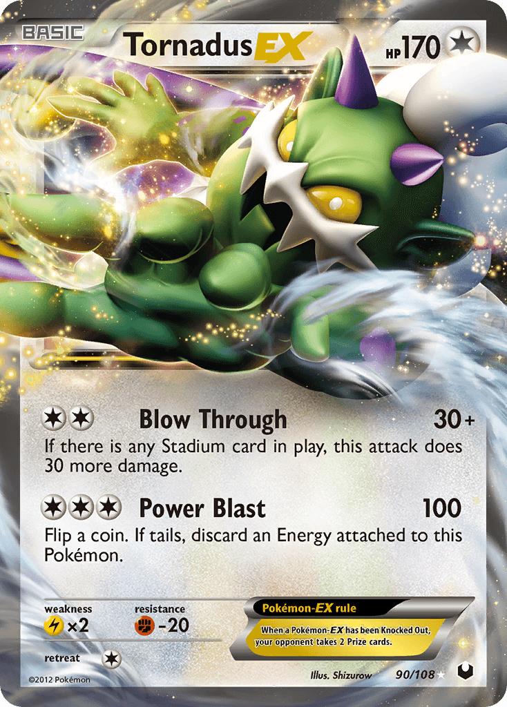Tornadus-EX — Dark Explorers #90