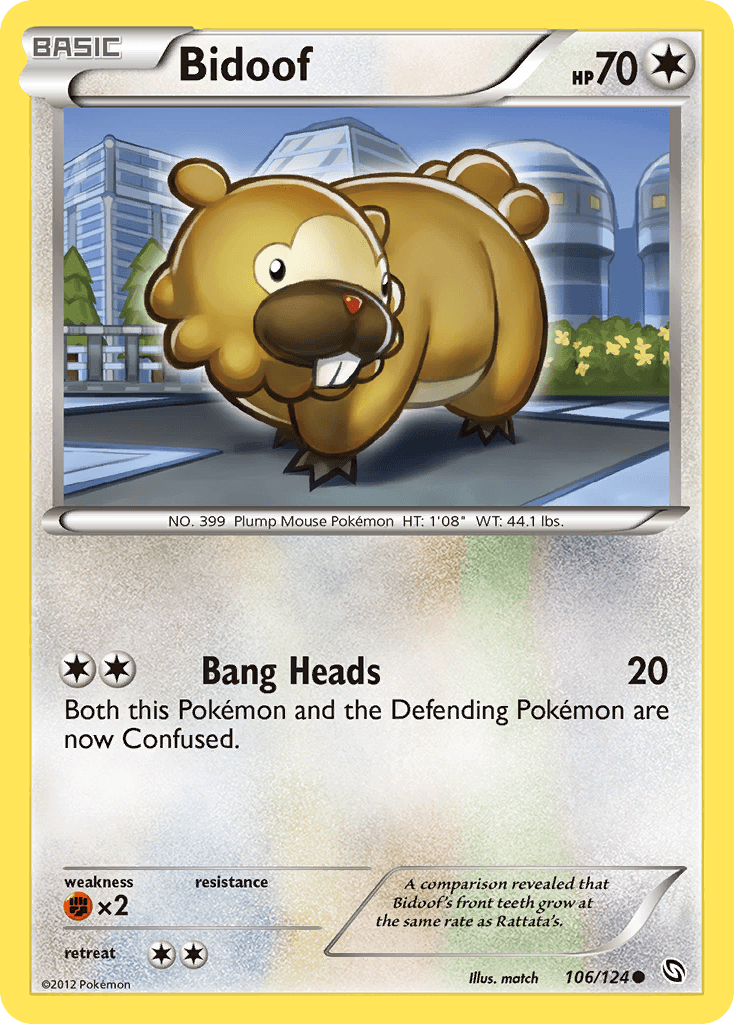 Bidoof — Dragons Exalted #106