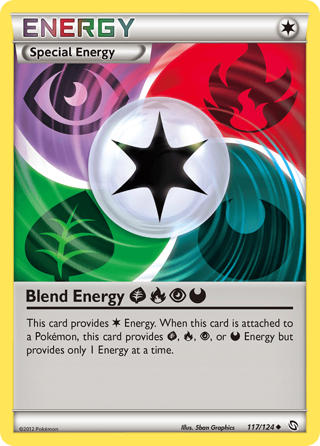 Blend Energy GrassFirePsychicDarkness — Dragons Exalted #117