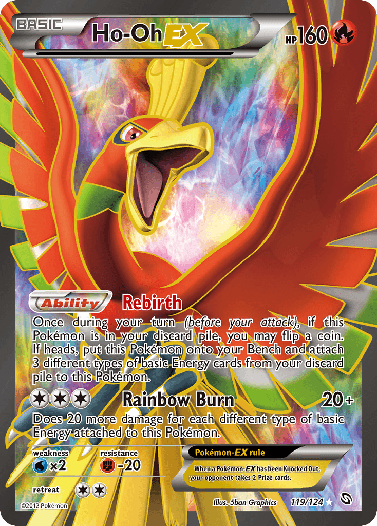 Ho-Oh-EX — Dragons Exalted #119