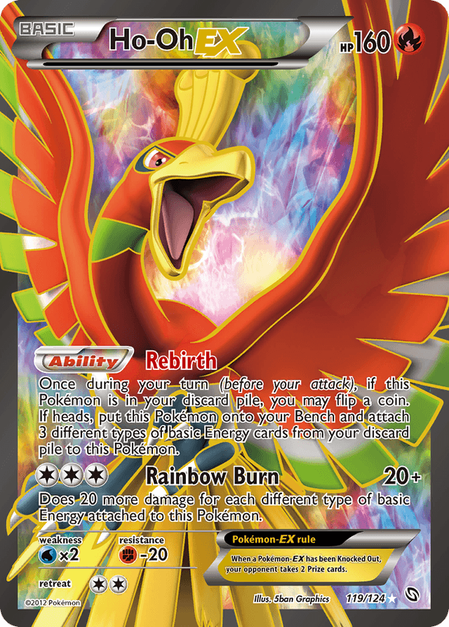 Ho-Oh-EX — Dragons Exalted #119