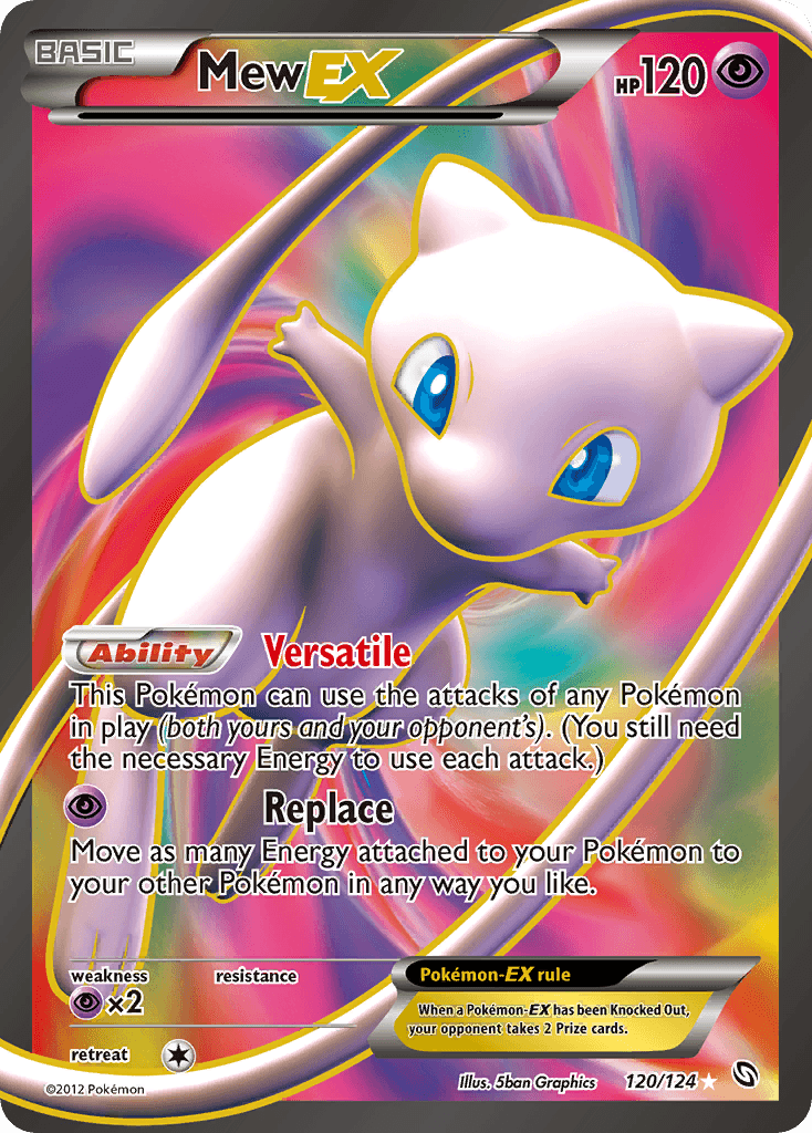 Mew-EX — Dragons Exalted #120