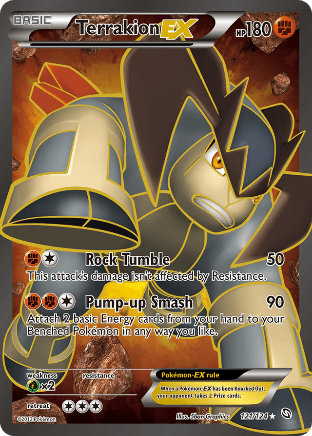 Terrakion-EX — Dragons Exalted #121