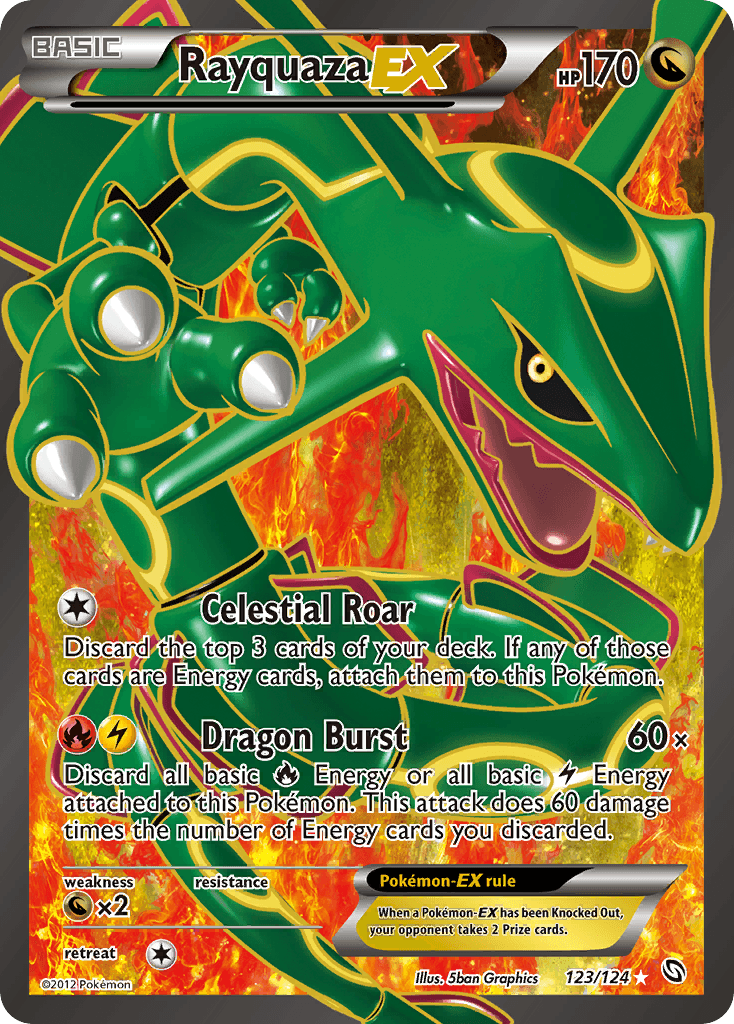 Rayquaza-EX — Dragons Exalted #123