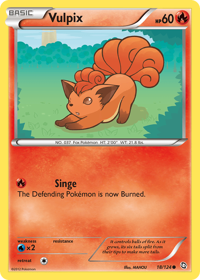 Vulpix — Dragons Exalted #18