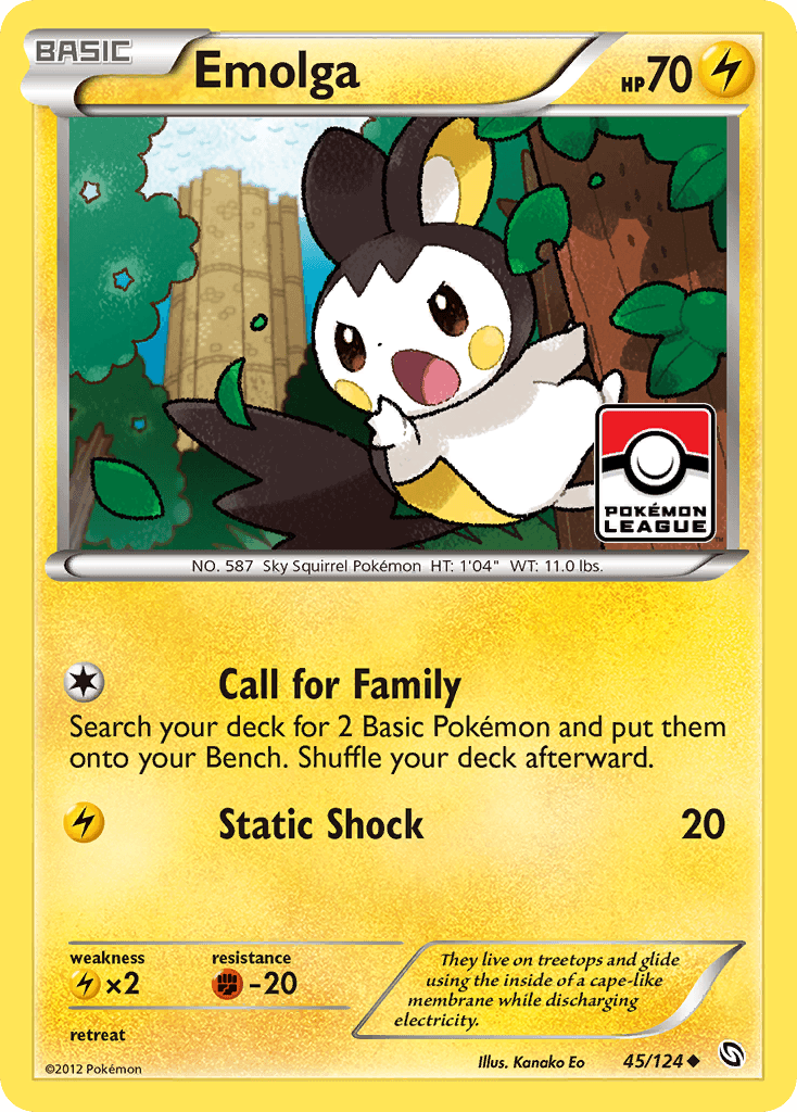 Emolga — Dragons Exalted #45