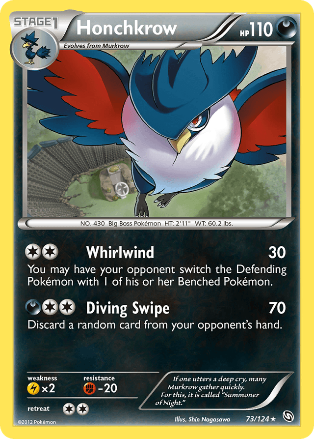 Honchkrow — Dragons Exalted #73