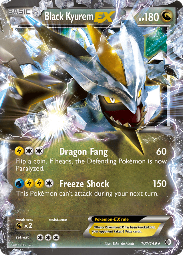 Black Kyurem-EX — Boundaries Crossed #101