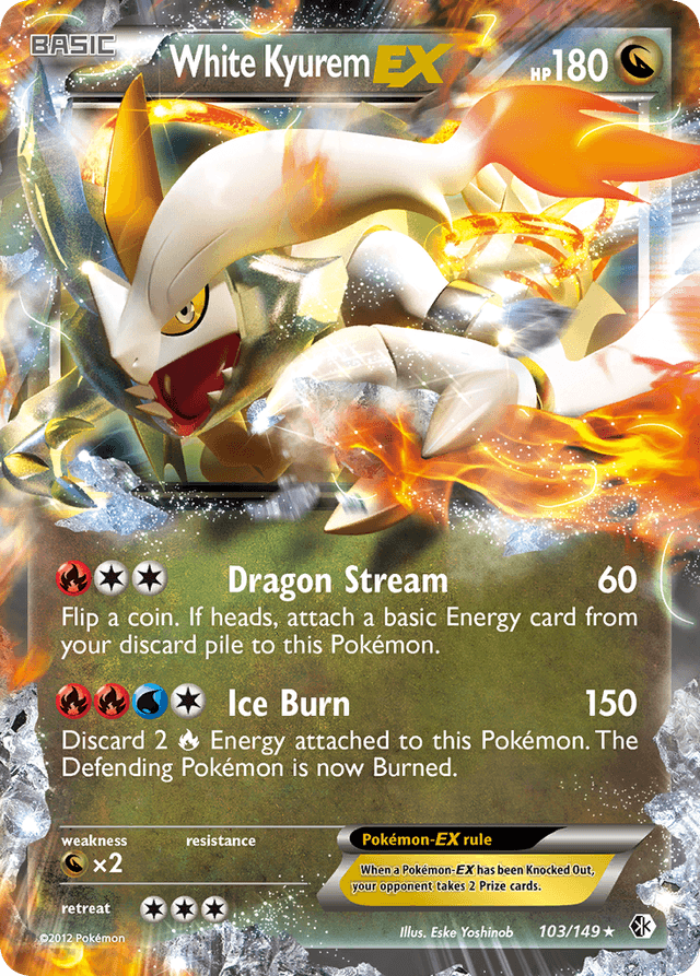 White Kyurem-EX — Boundaries Crossed #103