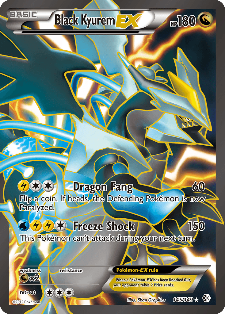 Black Kyurem-EX — Boundaries Crossed #145