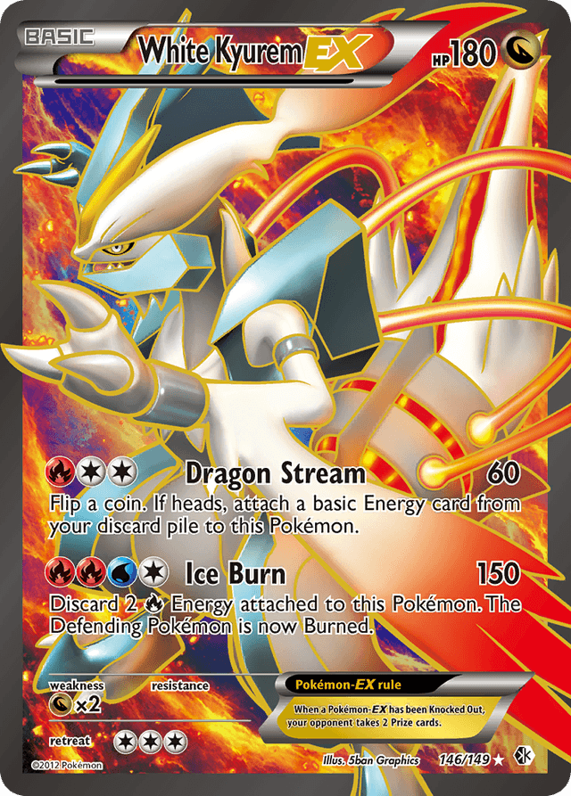 White Kyurem-EX — Boundaries Crossed #146