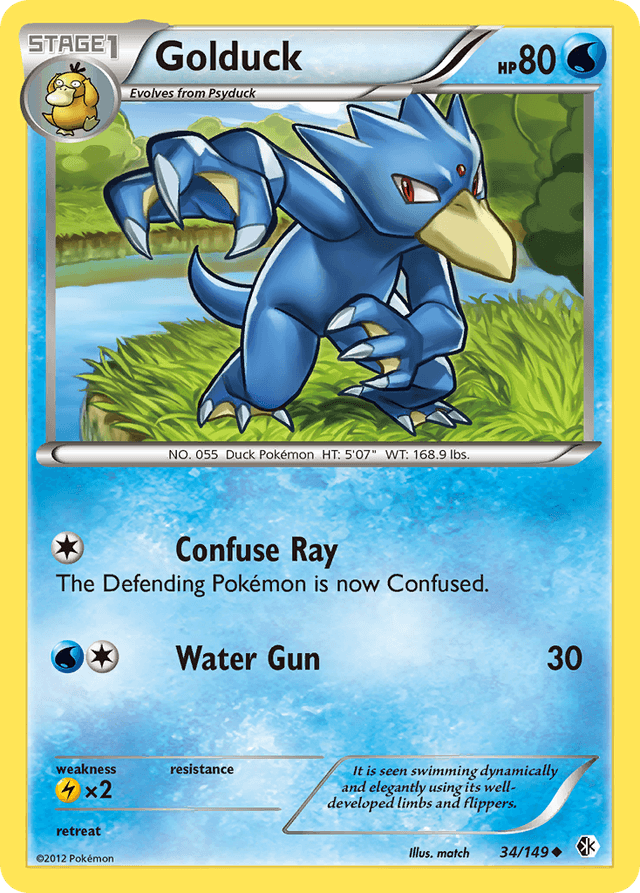 Golduck — Boundaries Crossed #34