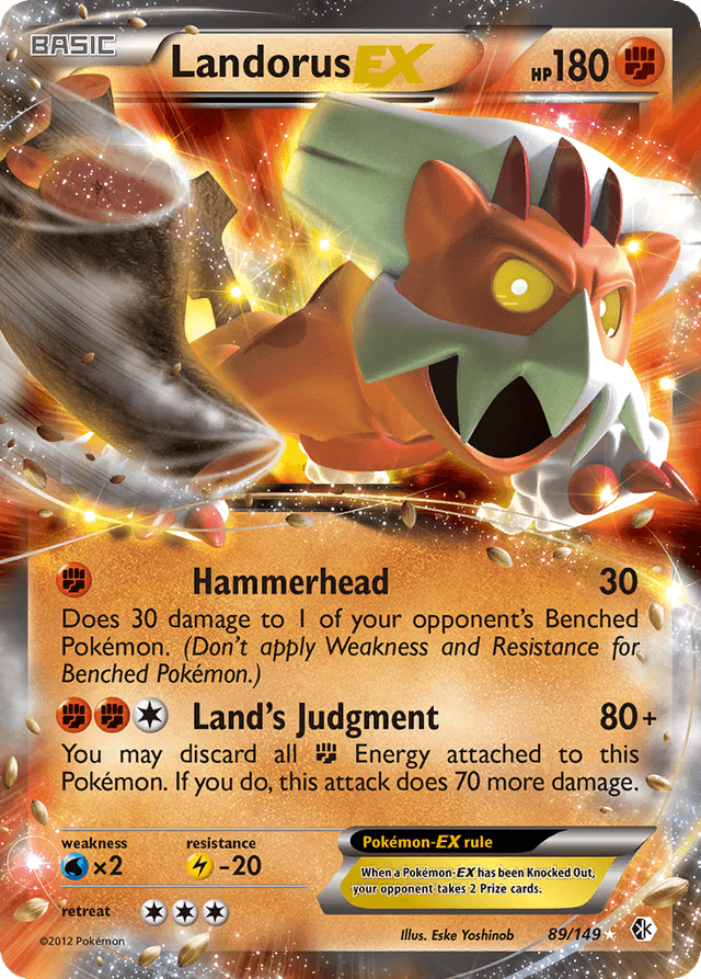 Landorus-EX — Boundaries Crossed #89