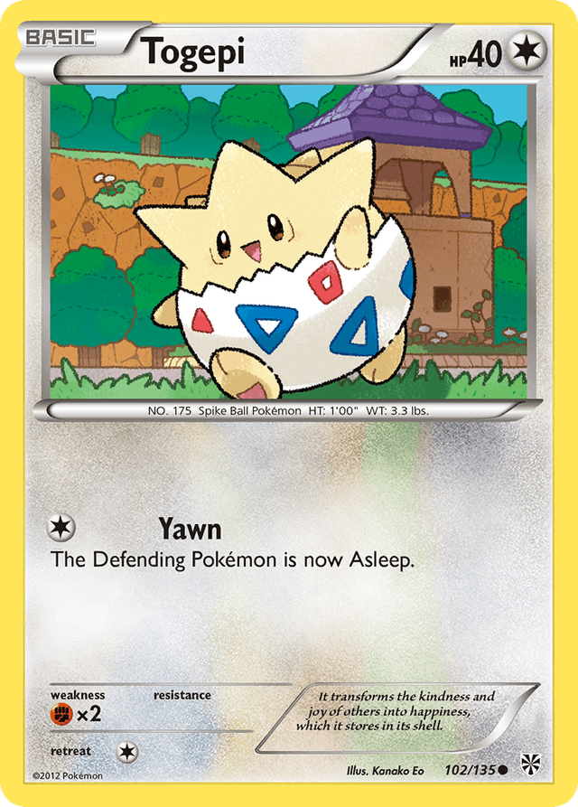 Togepi — Plasma Storm #102