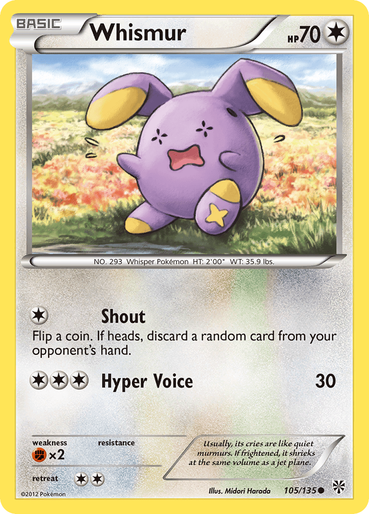 Whismur — Plasma Storm #105
