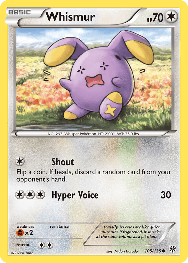 Whismur — Plasma Storm #105