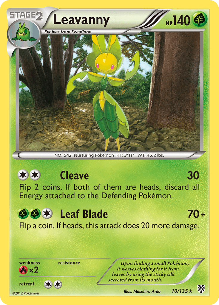 Leavanny — Plasma Storm #10