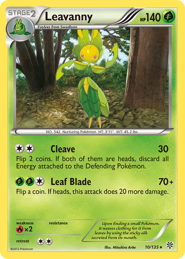 Leavanny — Plasma Storm #10