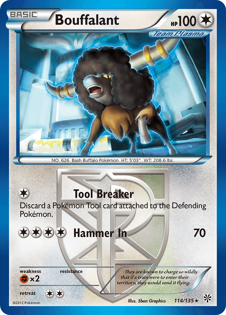 Bouffalant — Plasma Storm #114