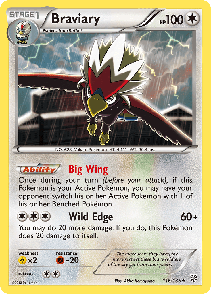 Braviary — Plasma Storm #116
