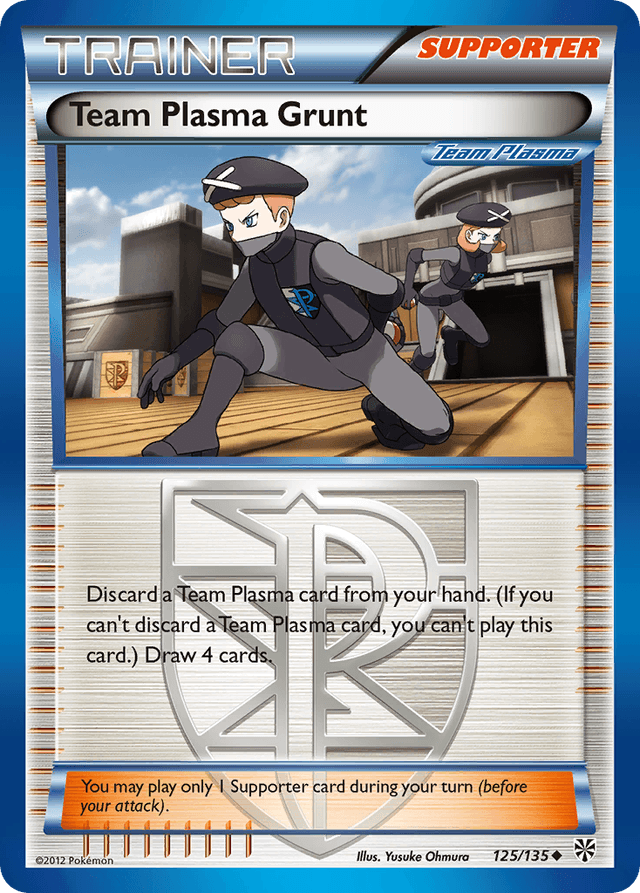 Team Plasma Grunt — Plasma Storm #125