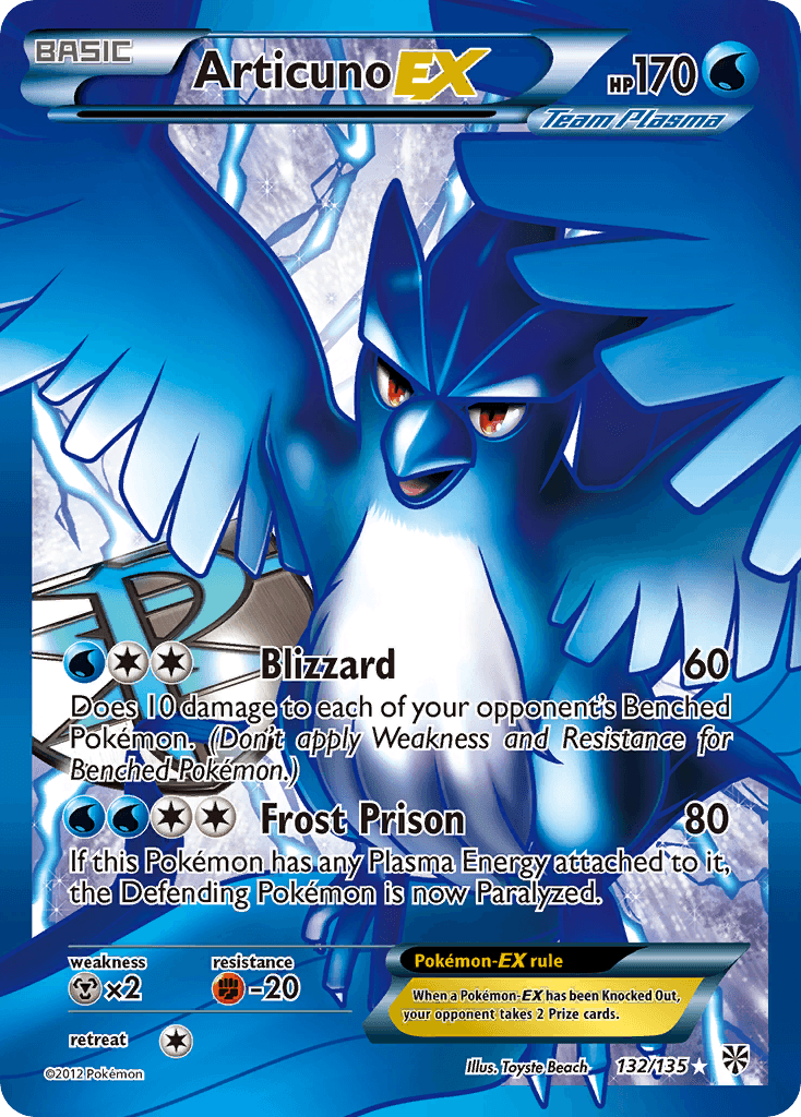 Articuno-EX — Plasma Storm #132