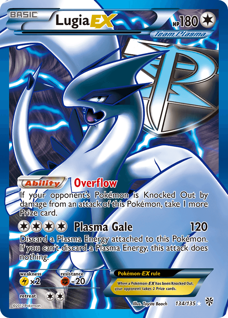 Lugia-EX — Plasma Storm #134