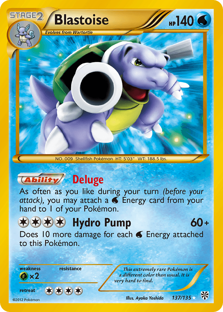 Blastoise — Plasma Storm #137