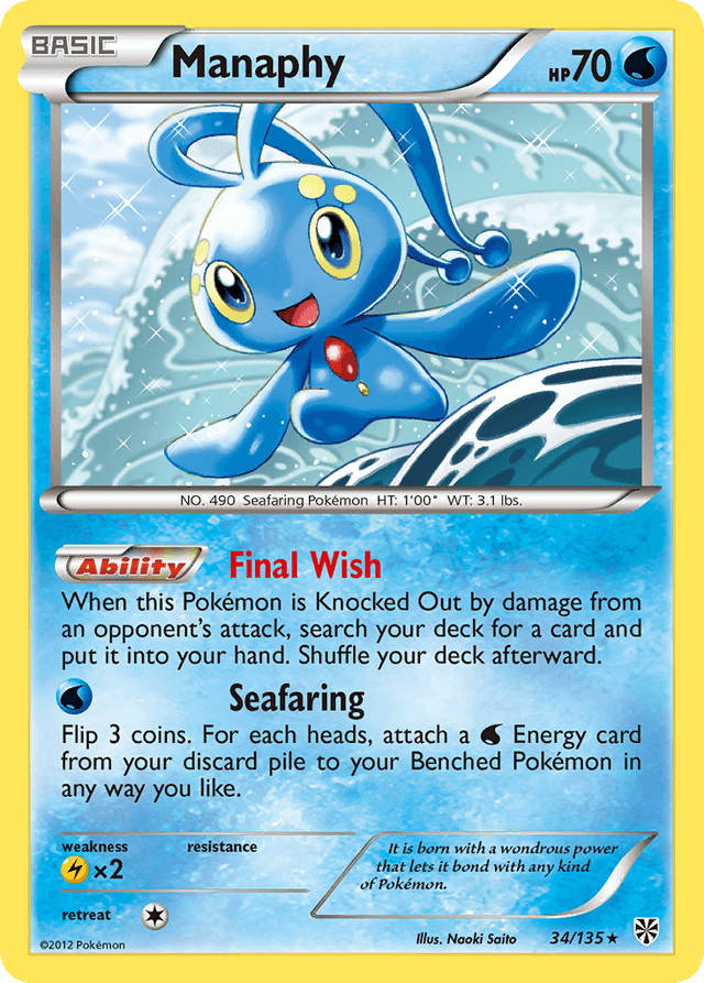Manaphy — Plasma Storm #34