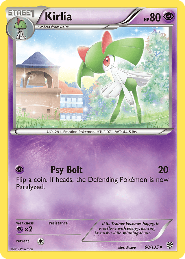 Kirlia — Plasma Storm #60