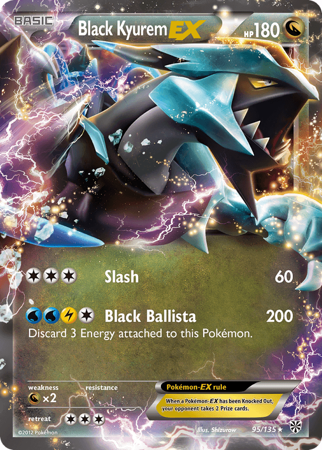 Black Kyurem-EX — Plasma Storm #95