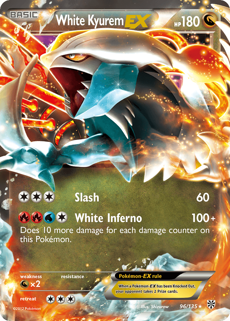 White Kyurem-EX — Plasma Storm #96