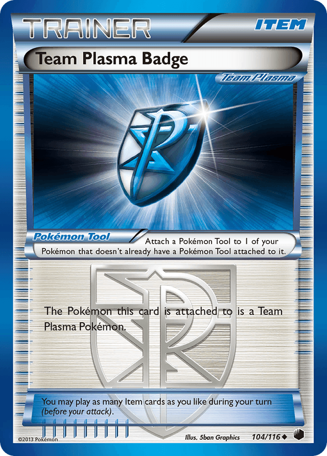 Team Plasma Badge — Plasma Freeze #104