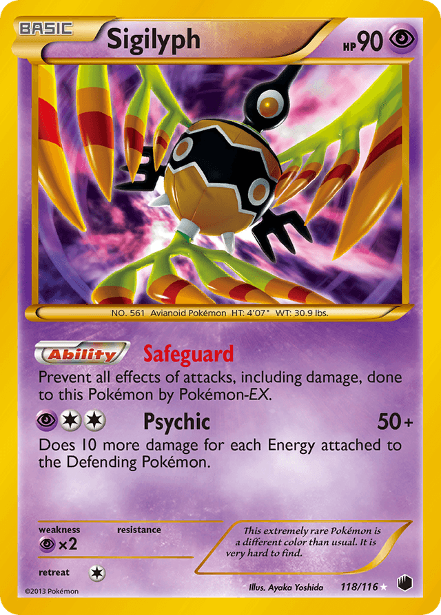 Sigilyph — Plasma Freeze #118