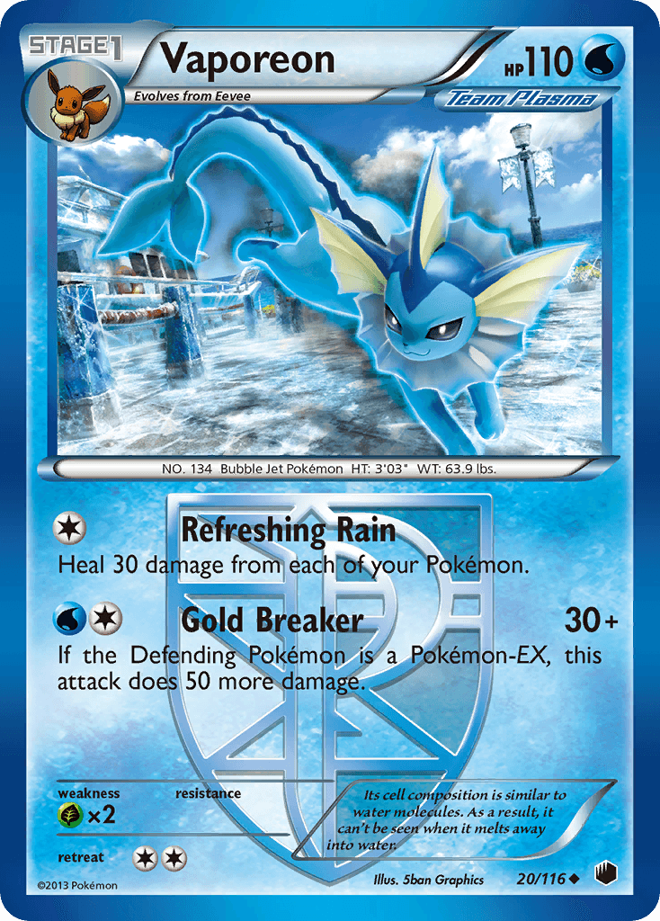 Vaporeon — Plasma Freeze #20