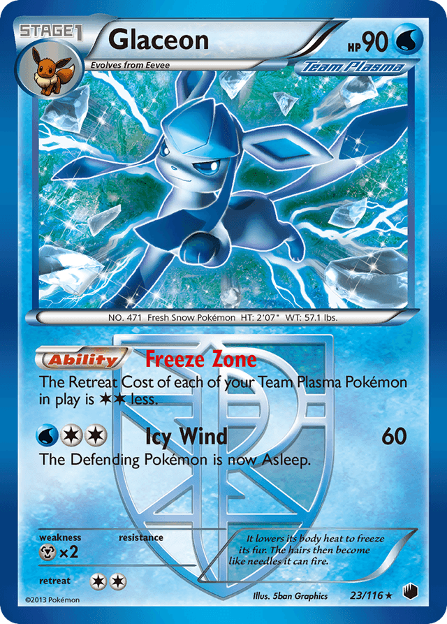 Glaceon — Plasma Freeze #23