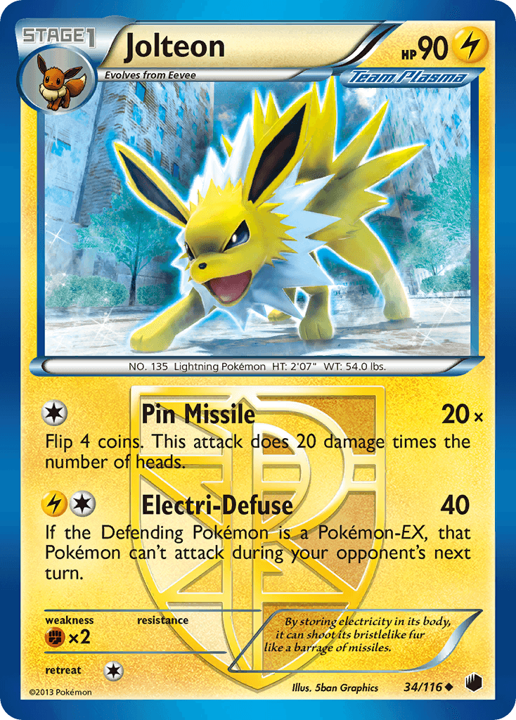 Jolteon — Plasma Freeze #34