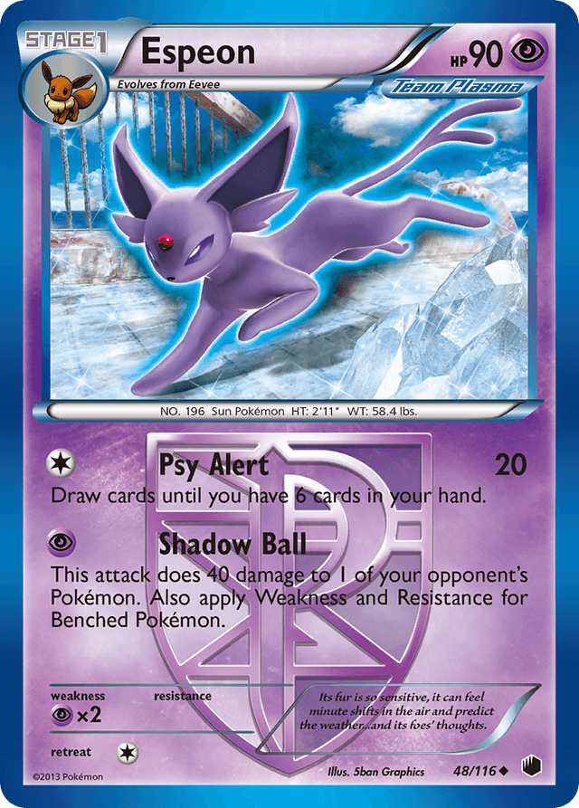 Espeon — Plasma Freeze #48