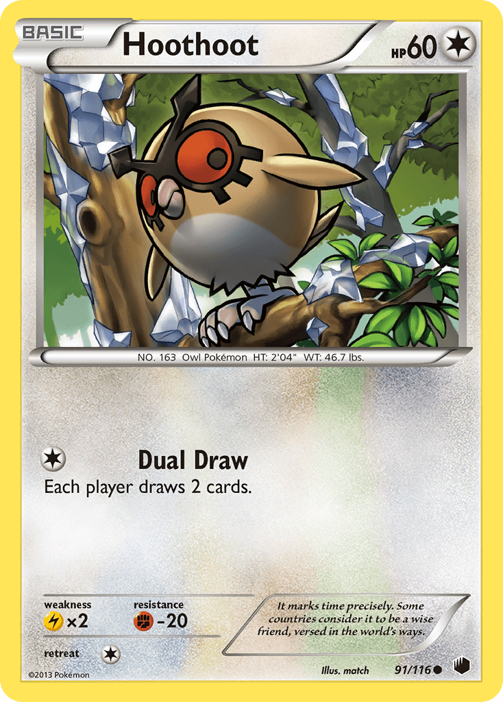 Hoothoot — Plasma Freeze #91