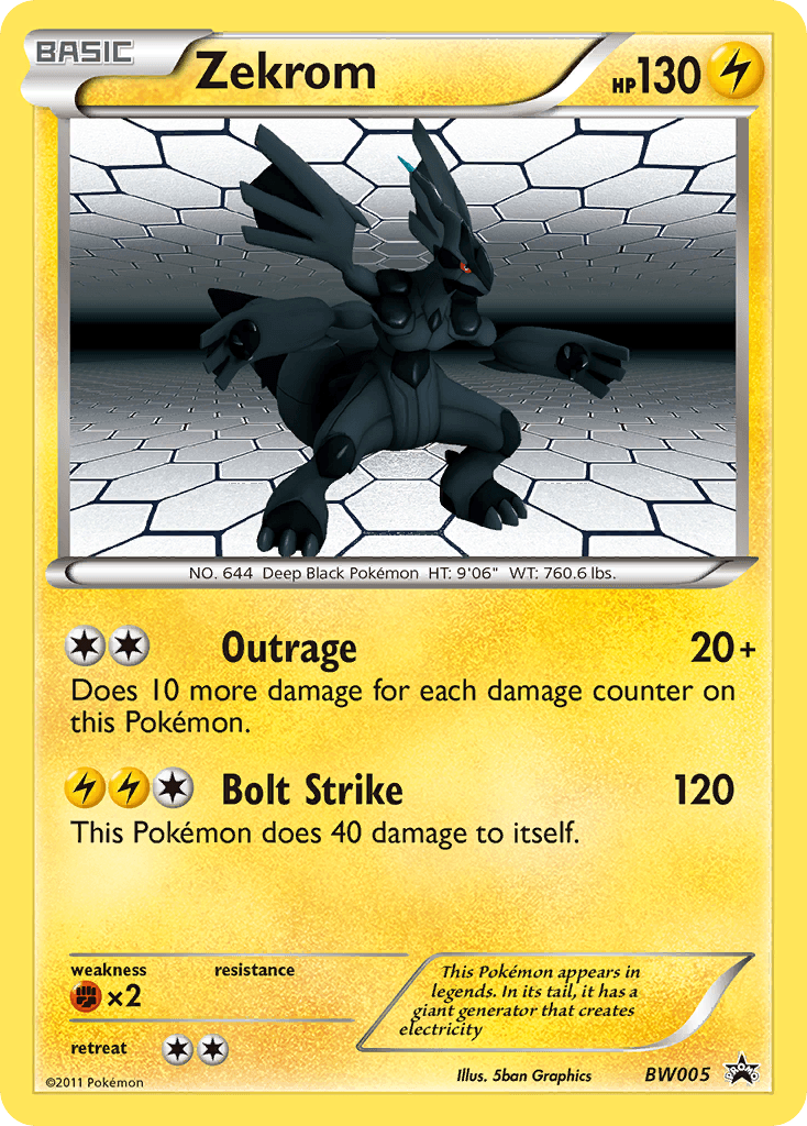Zekrom — BW Black Star Promos #BW005
