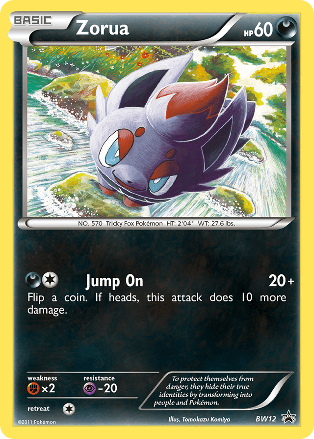 Zorua — BW Black Star Promos #BW12
