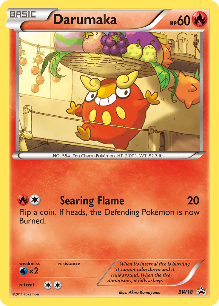 Darumaka — BW Black Star Promos #BW18