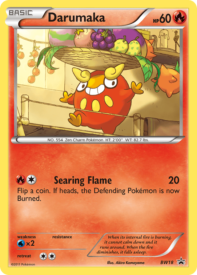 Darumaka — BW Black Star Promos #BW18