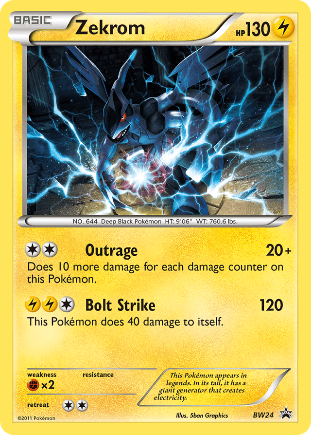Zekrom — BW Black Star Promos #BW24