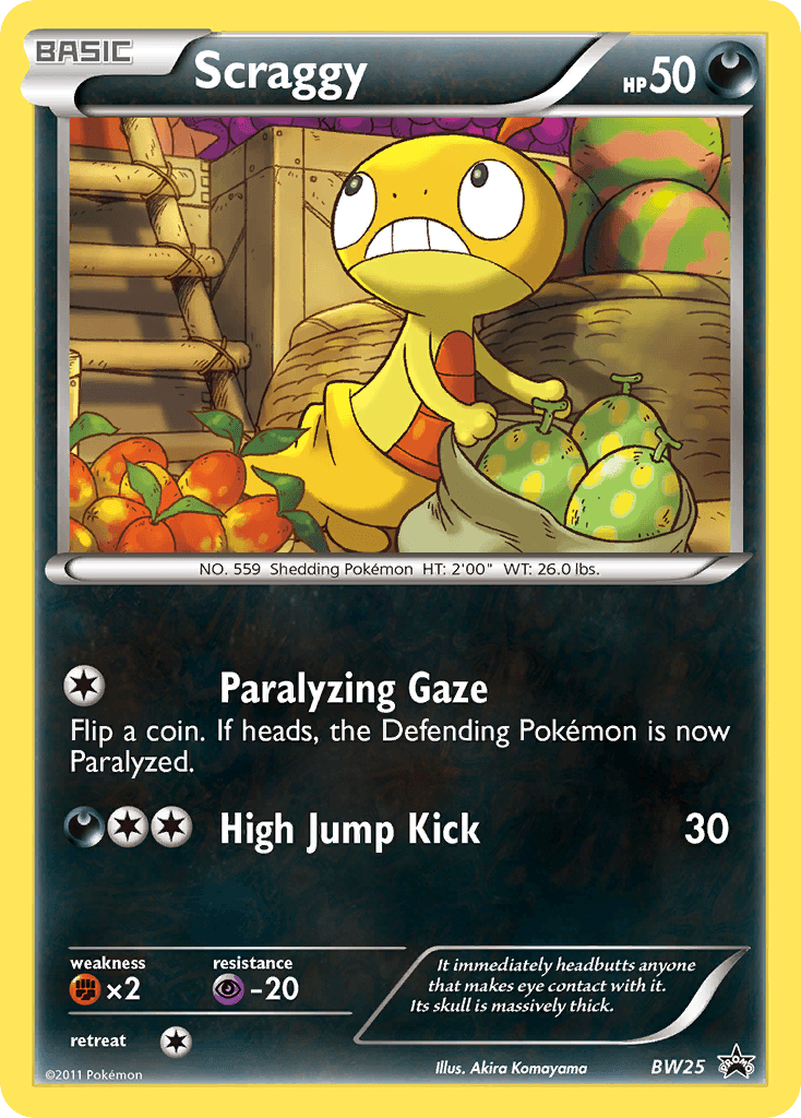 Scraggy — BW Black Star Promos #BW25