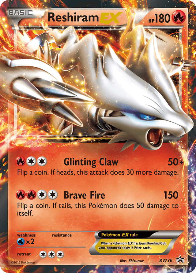 Reshiram-EX — BW Black Star Promos #BW36