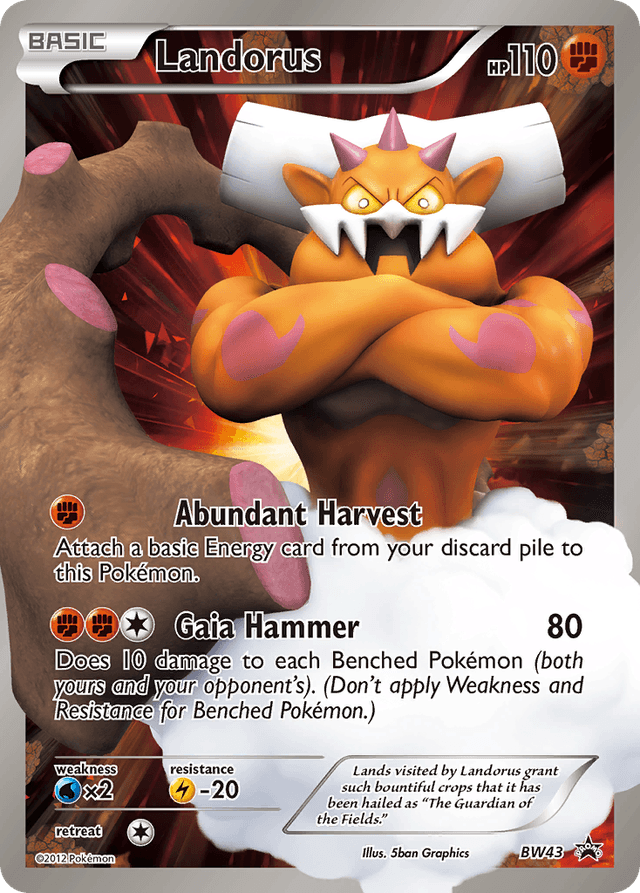 Landorus — BW Black Star Promos #BW43